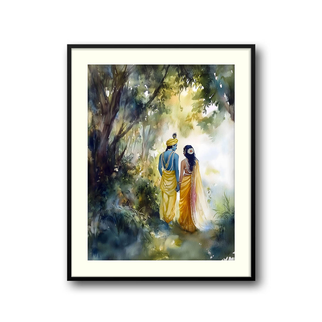 radha-krishna-in-forest-vastu-painting
