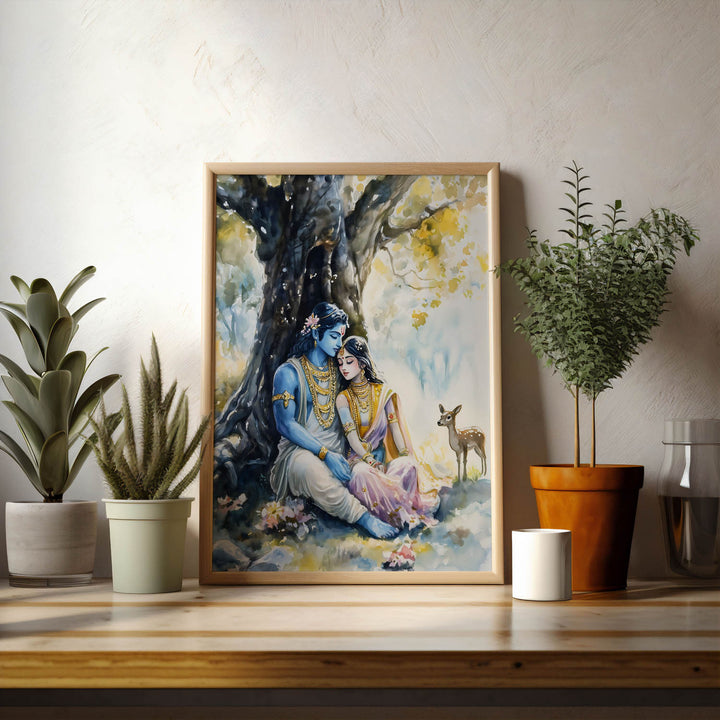 ram-sita-in-forest-vastu-painting