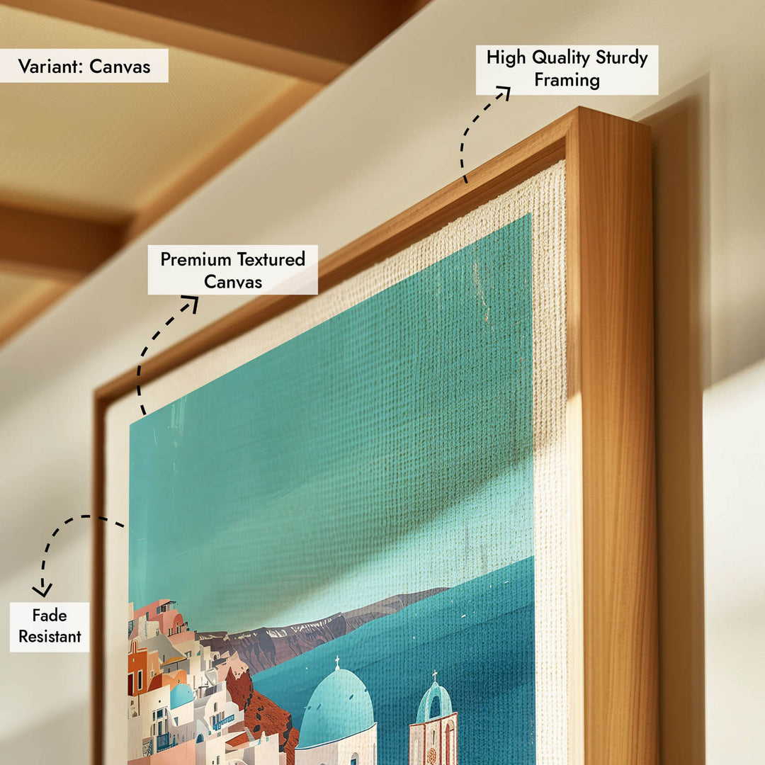 Blues of Santorini | Greece - Cities Paintings