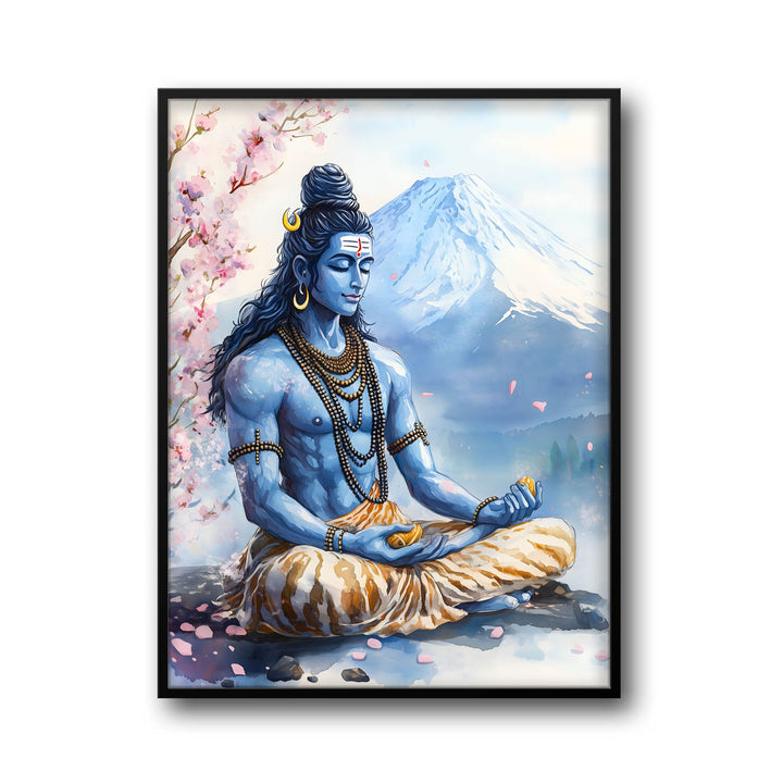 Shiv Ji in Himalaya - Vastu Painting