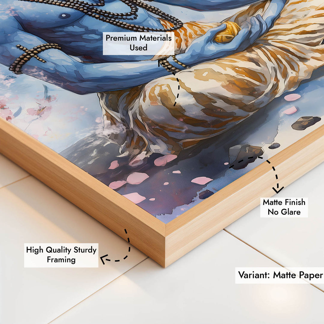 Shiv Ji in Himalaya - Vastu Painting