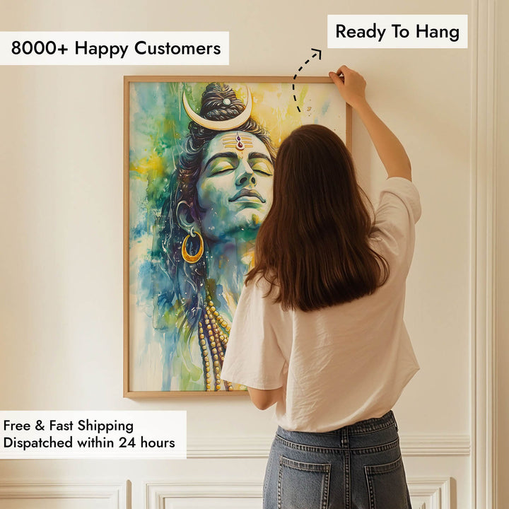Shiv Meditating - Vastu Painting