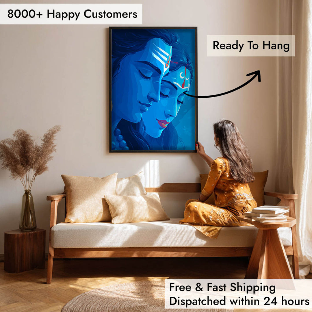 Shiva Parvati – Vastu Painting