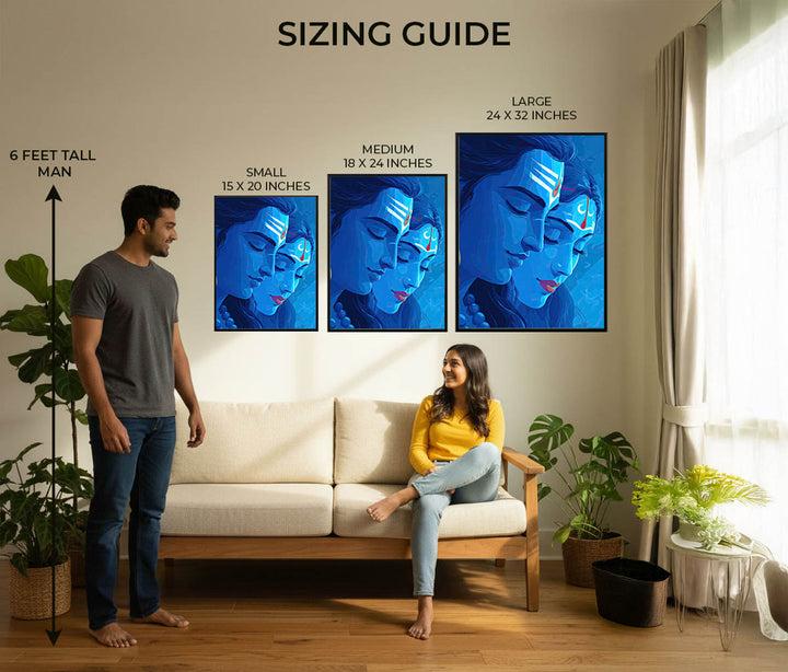 Shiva Parvati – Vastu Painting