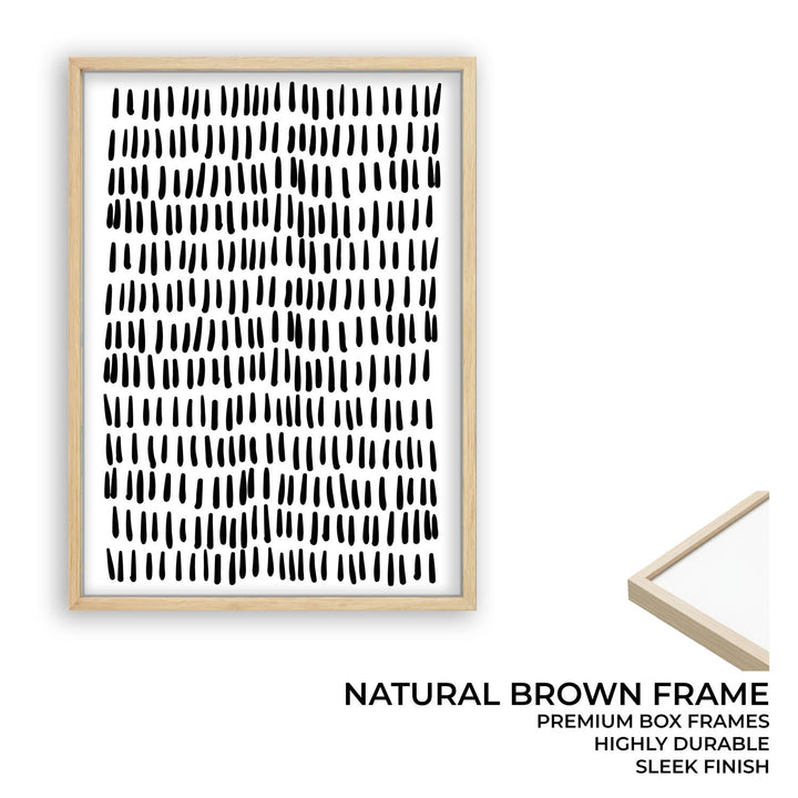 Silent Drizzle – Abstract Monochrome Art