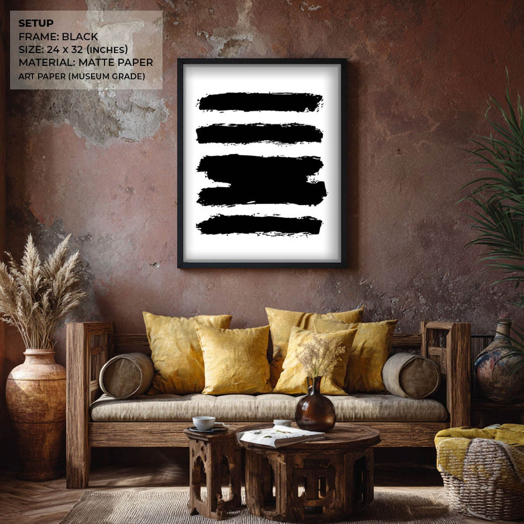 Strokes Abstract Art