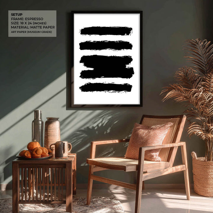 Strokes Abstract Art