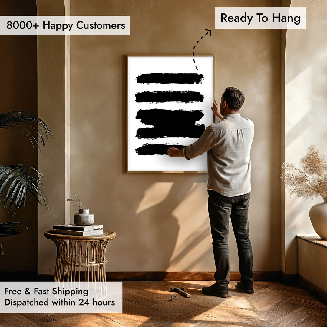 Strokes Abstract Art