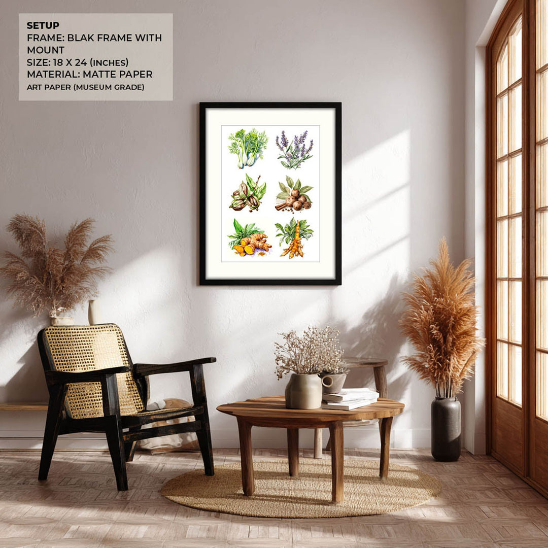 The spice story Kitchen wall art