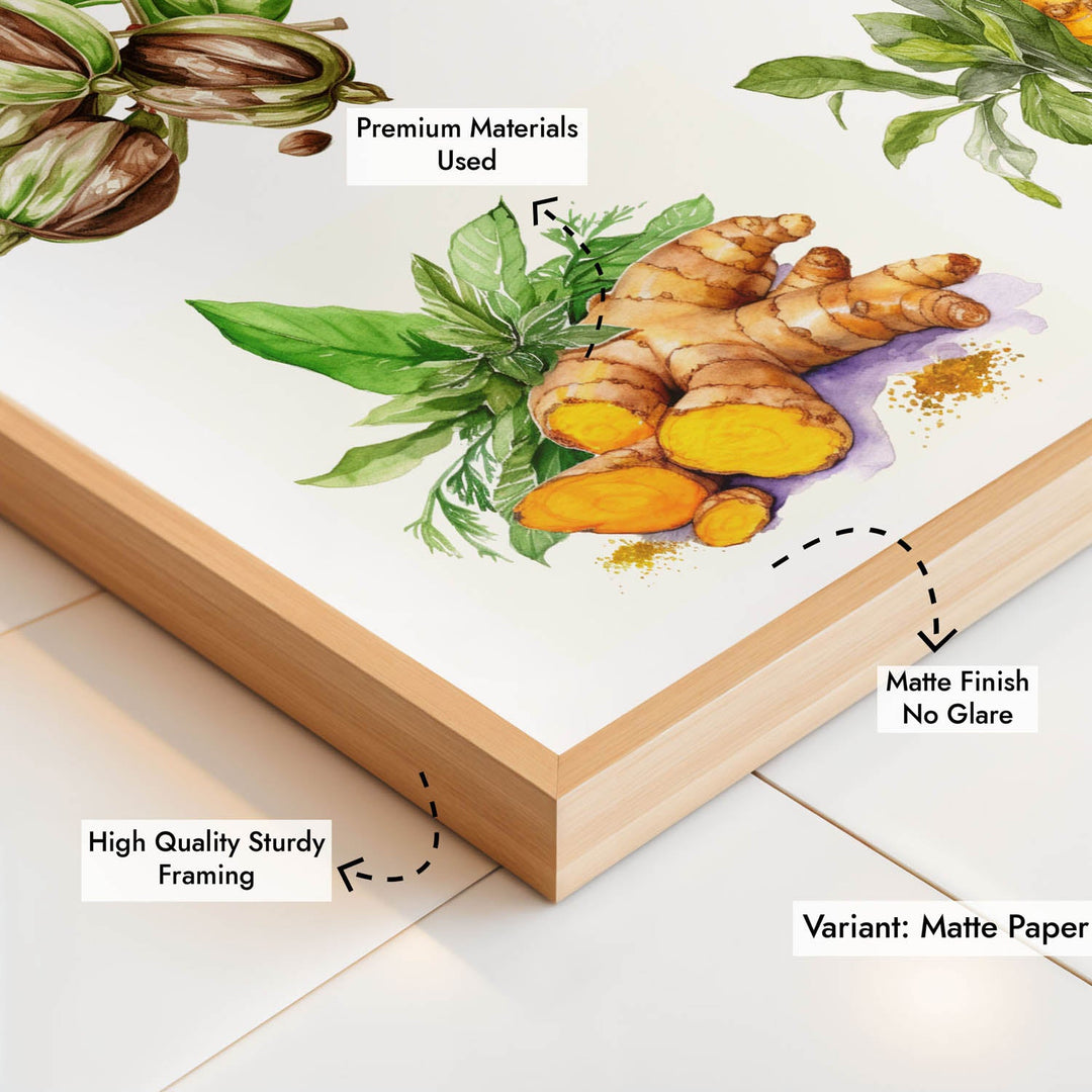 The spice story Kitchen wall art