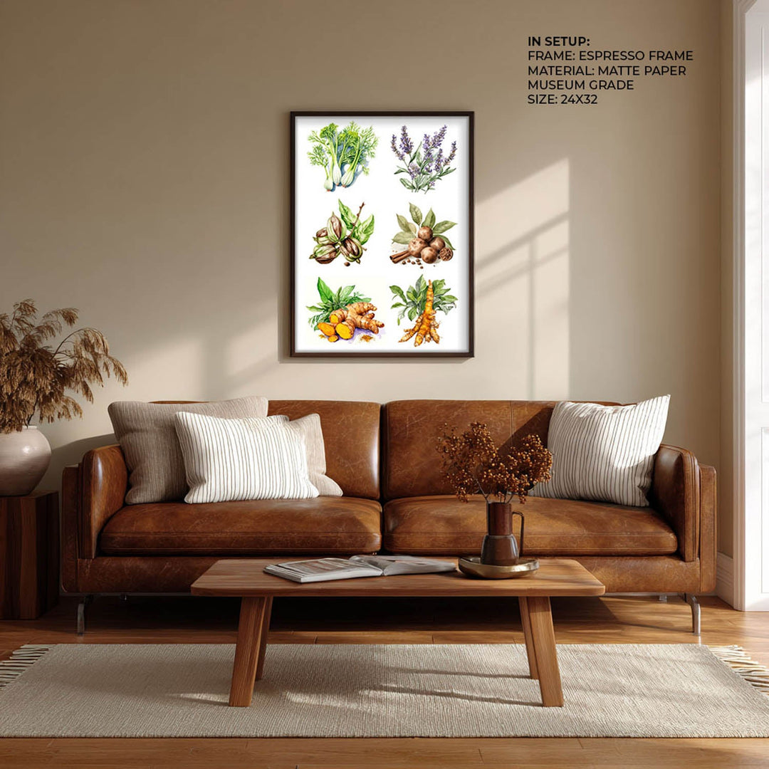 The spice story Kitchen wall art