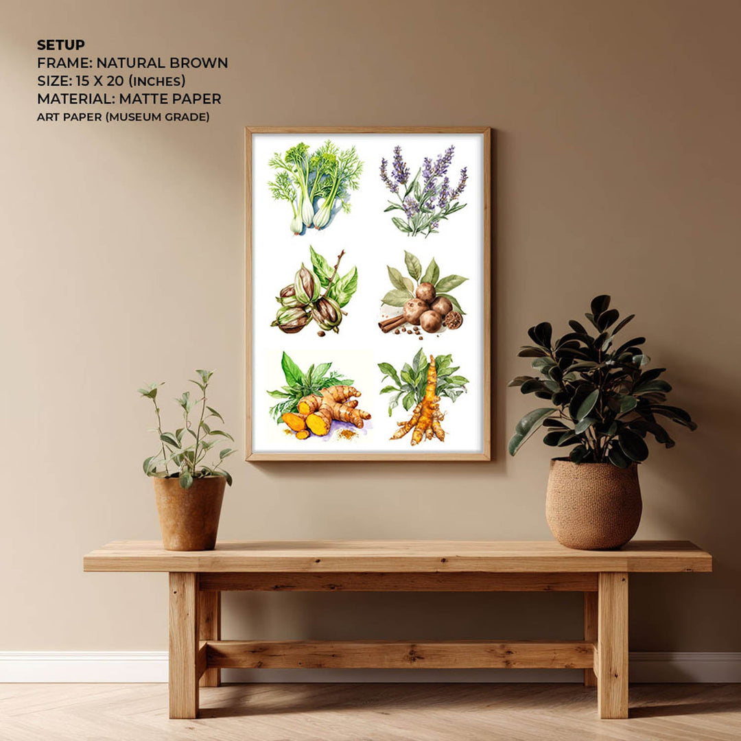 The spice story Kitchen wall art