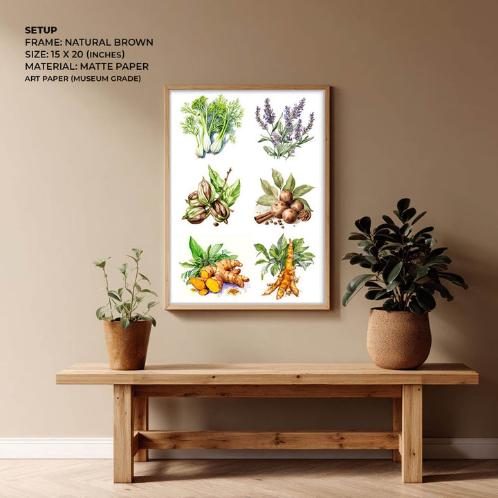 The spice story Kitchen wall art