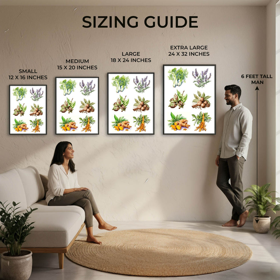 The spice story Kitchen wall art