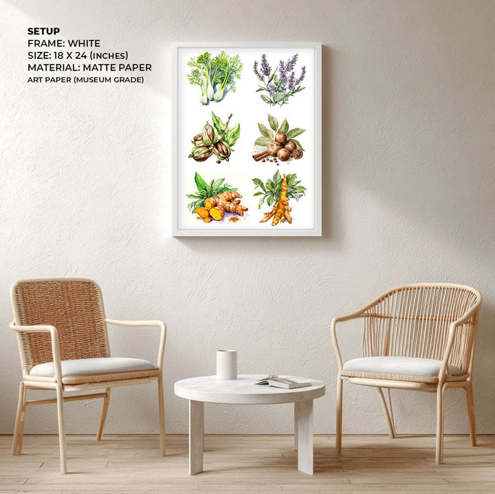 The spice story Kitchen wall art