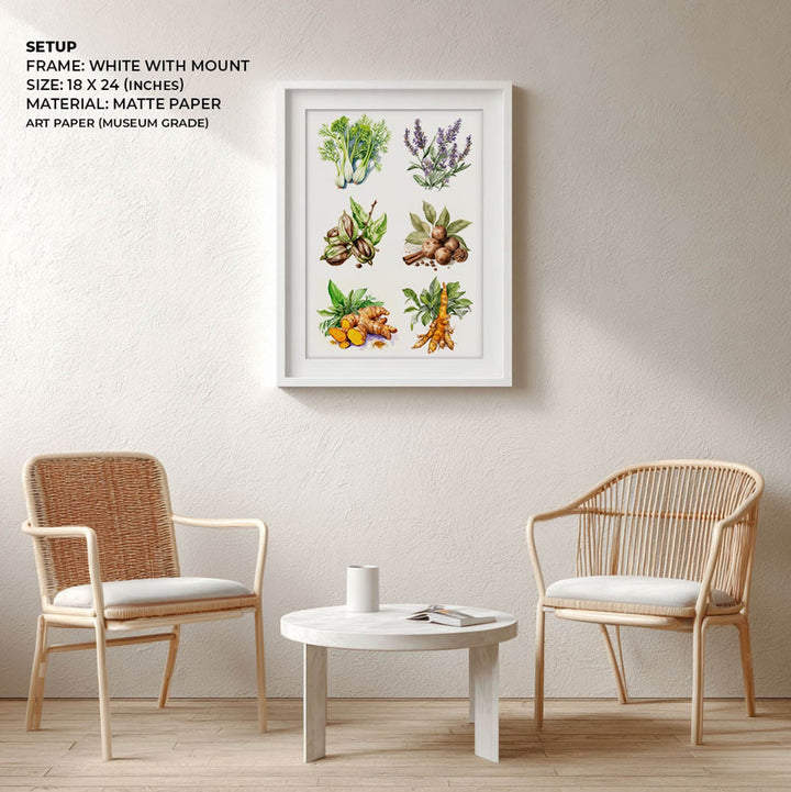 The spice story Kitchen wall art