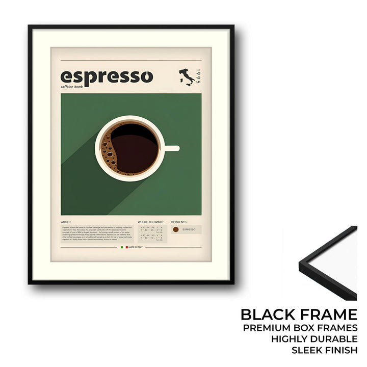 espresso blueprint kitchen art