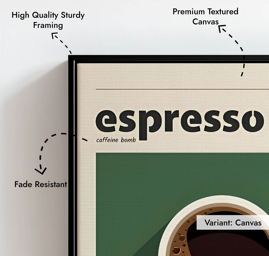 espresso blueprint kitchen art