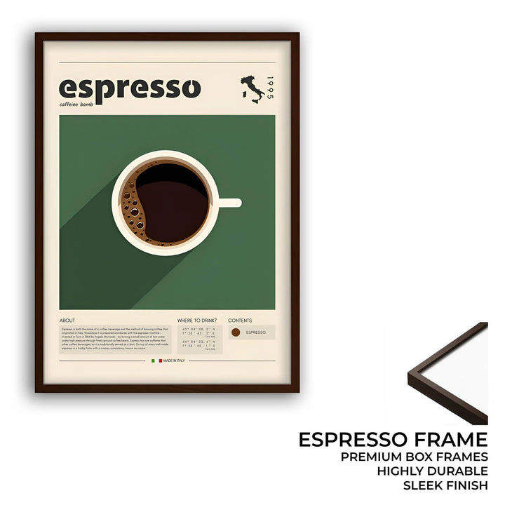 espresso blueprint kitchen art