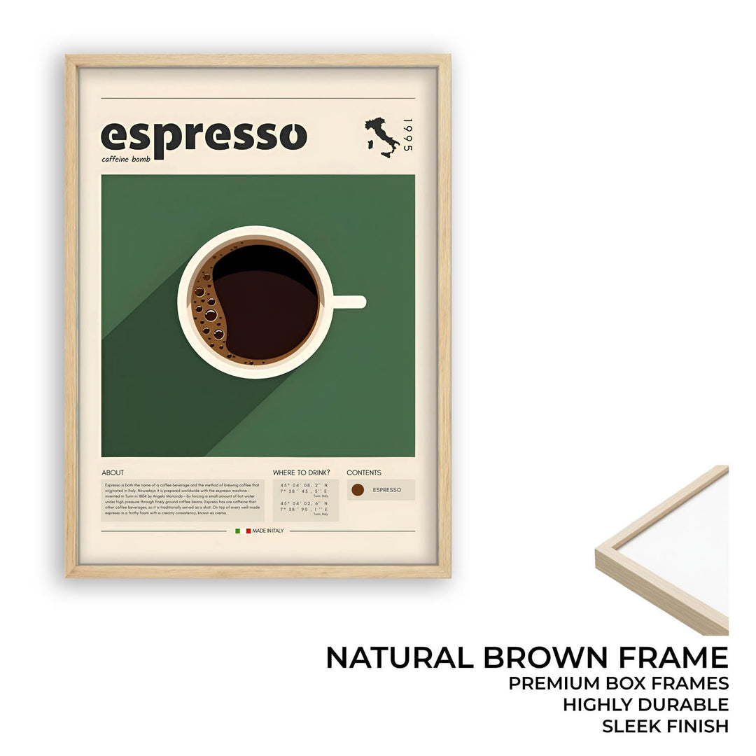 espresso blueprint kitchen art