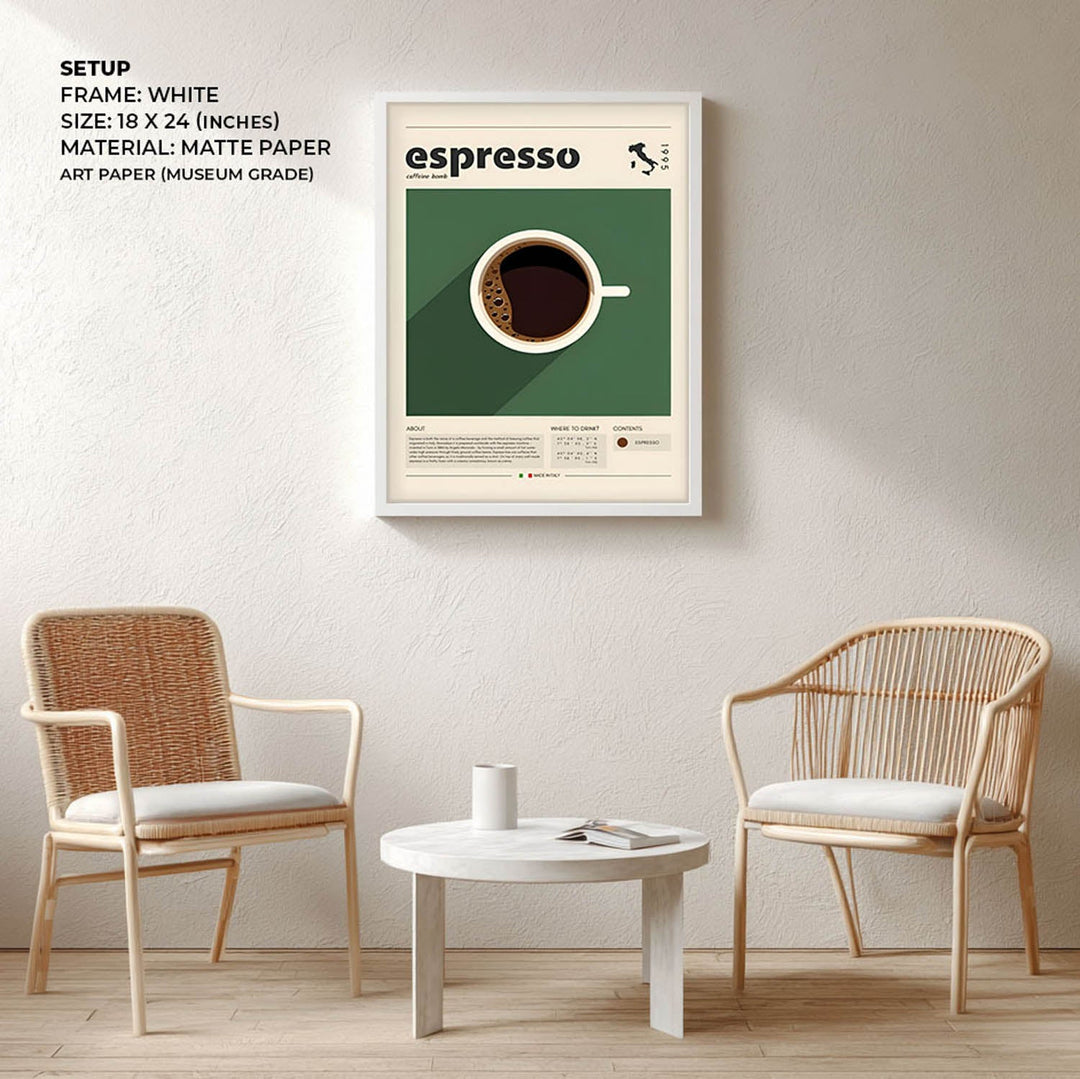 espresso blueprint kitchen art