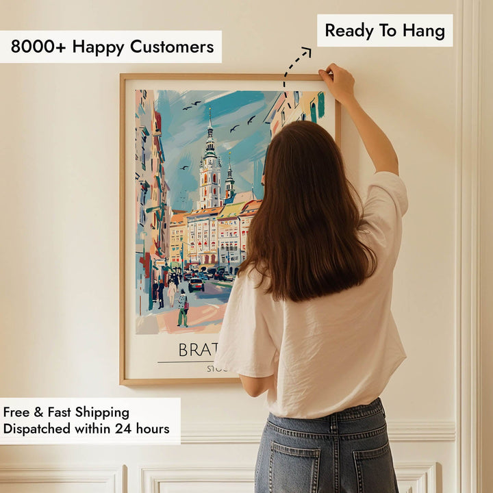 Bratislava | Stockholm - Cities Paintings