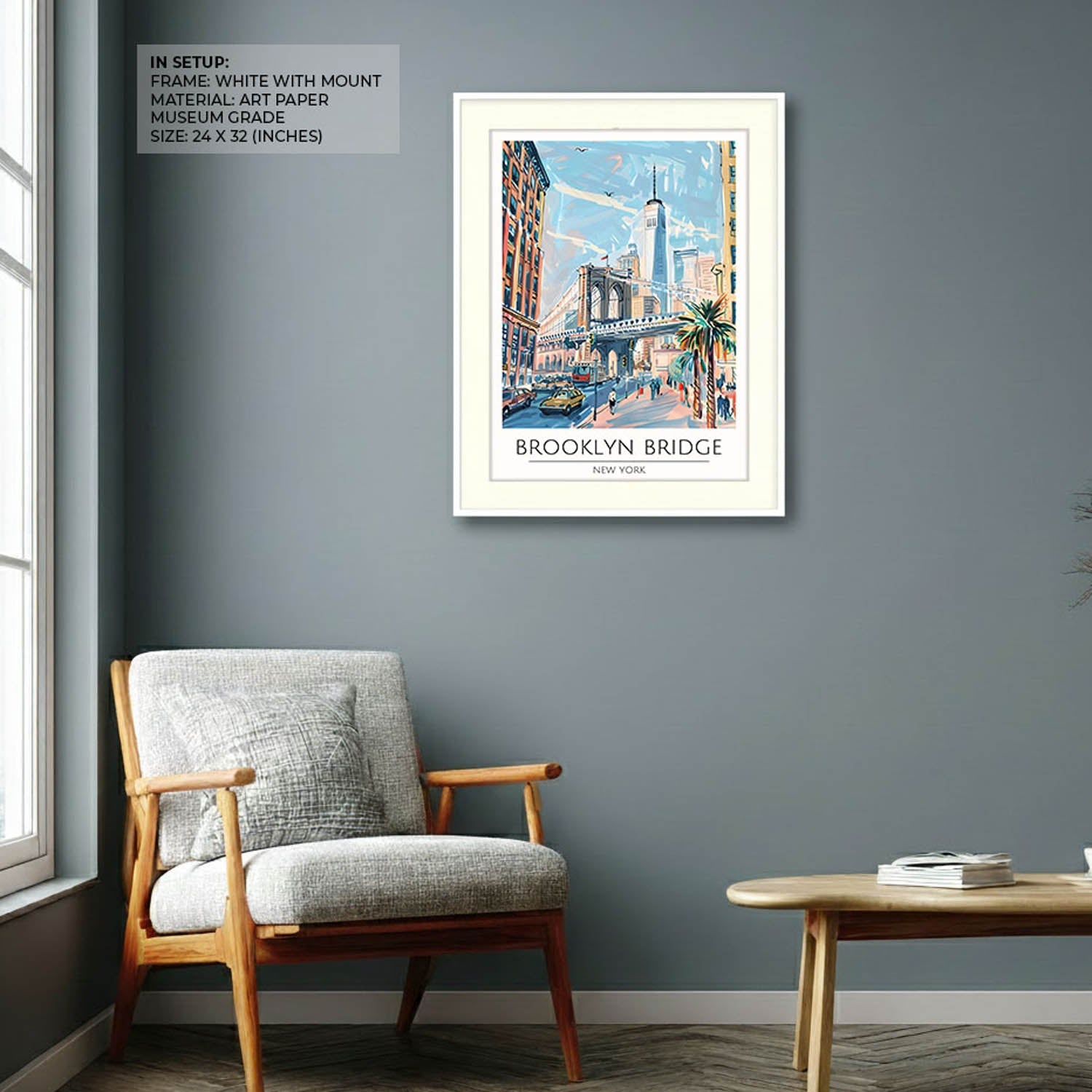 Brooklyn Bridge New York Wall Art | RareMango