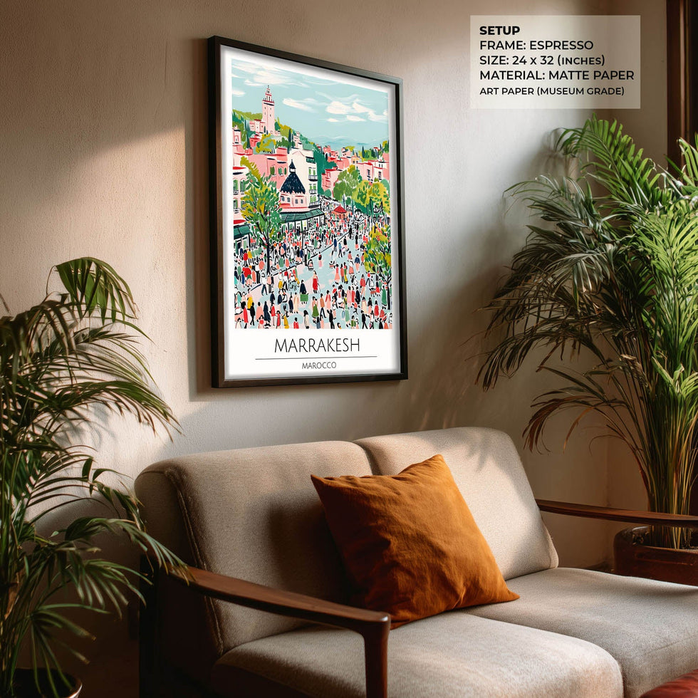 Marrakesh - Cities Paintings