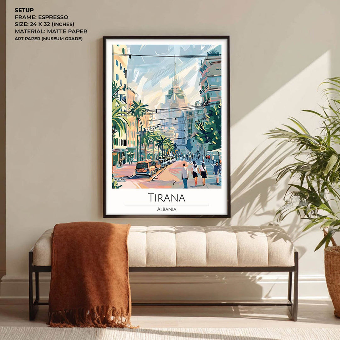 Tirana - Cities Paintings