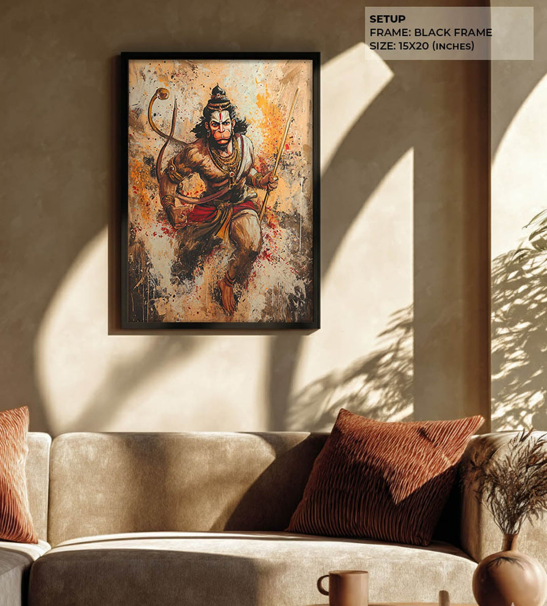 Bajrangbali Painting - Vastu Wall Art