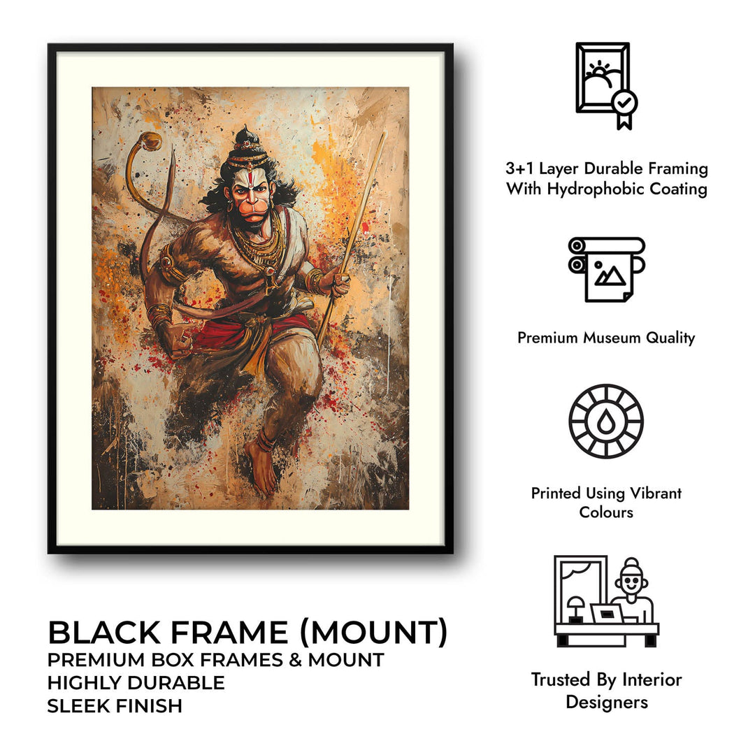 Bajrangbali Painting - Vastu Wall Art