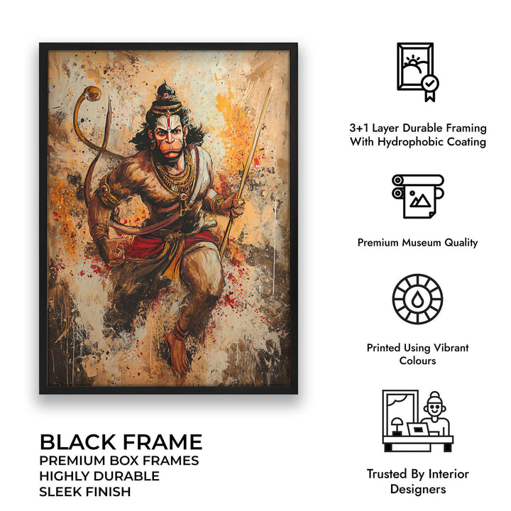 Bajrangbali Painting - Vastu Wall Art