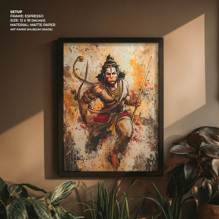 Bajrangbali Painting - Vastu Wall Art