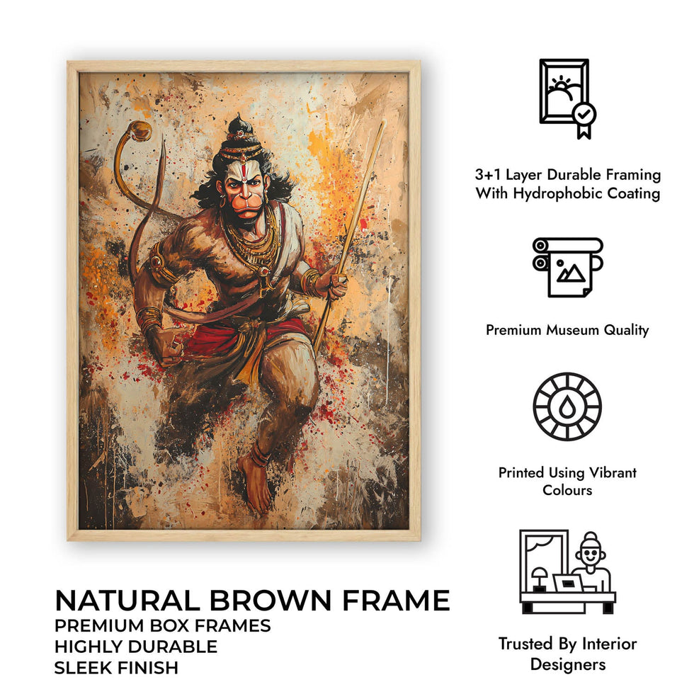 Bajrangbali Painting - Vastu Wall Art