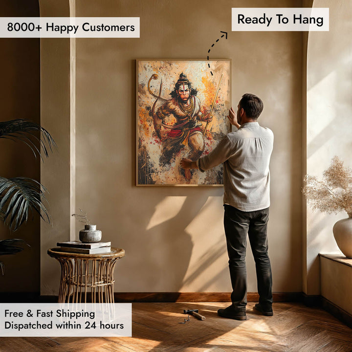 Bajrangbali Painting - Vastu Wall Art