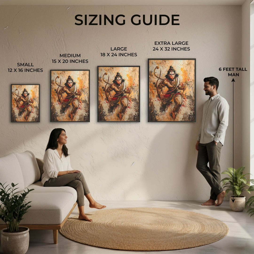 Bajrangbali Painting - Vastu Wall Art