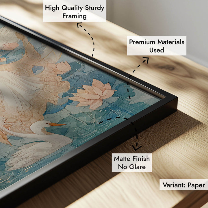 Divine Saraswati Painting – Goddess of Wisdom