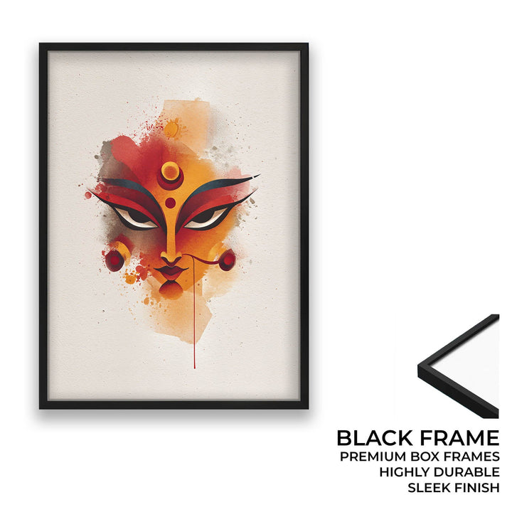 Durga Shakti Painting – Divine Goddess Wall Art