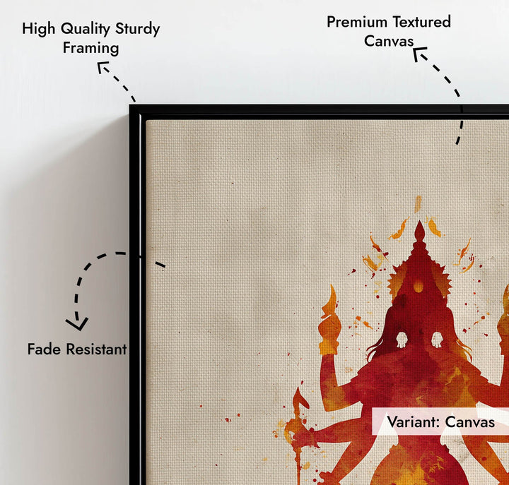 Goddess Durga – Shakti Wall Art