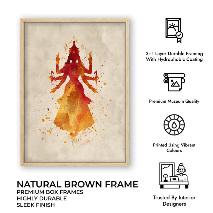 Goddess Durga – Shakti Wall Art