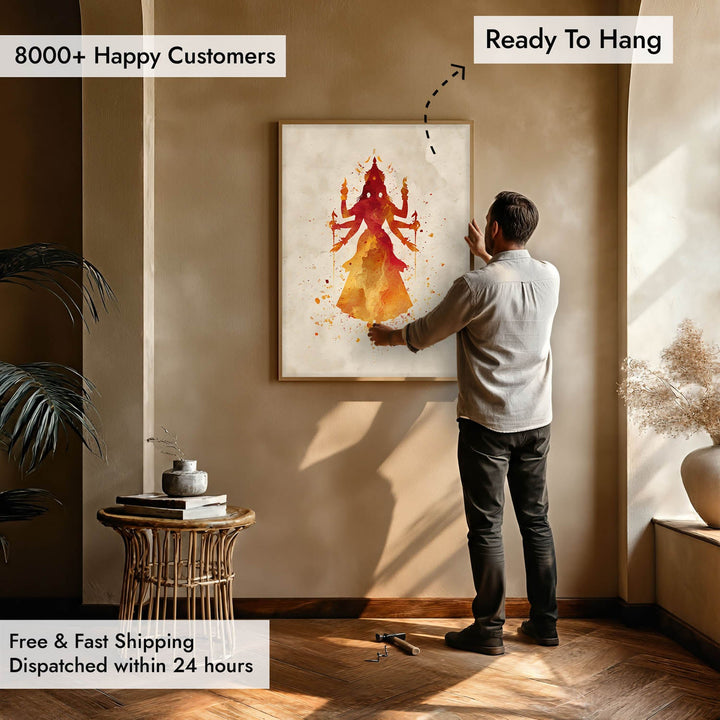 Goddess Durga – Shakti Wall Art