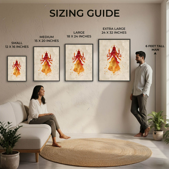 Goddess Durga – Shakti Wall Art