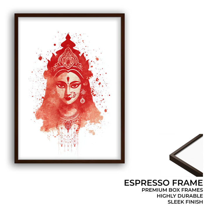 Goddess Durga Wall Art – Devi Shakti Painting