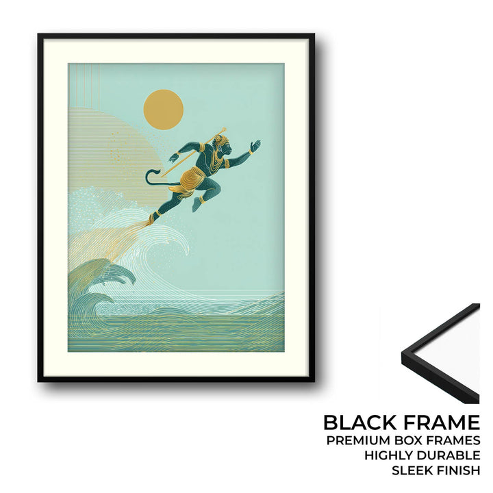 Hanuman Painting – Cosmic Leap Wall Art