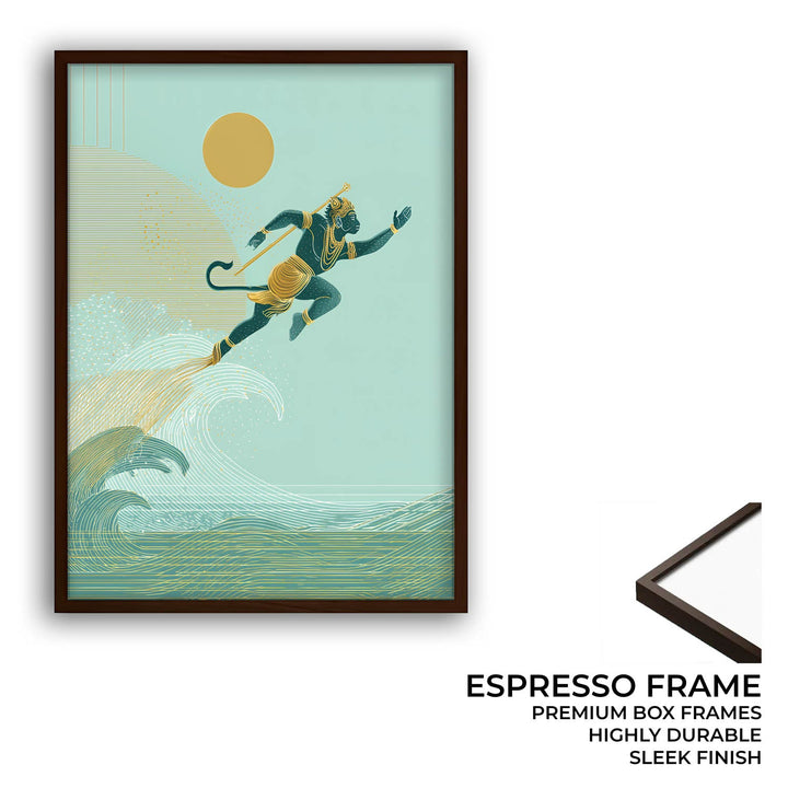 Hanuman Painting – Cosmic Leap Wall Art