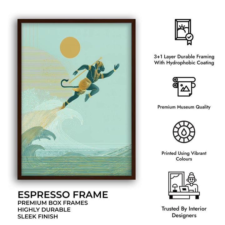 Hanuman Painting – Cosmic Leap Wall Art