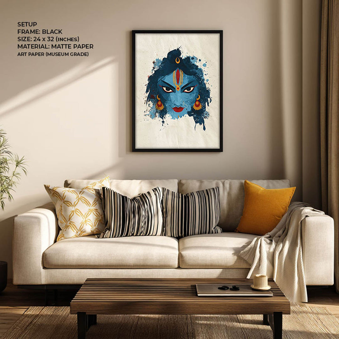 Kali Devi Painting – Fierce Goddess Wall Art