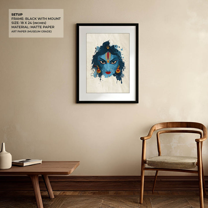 Kali Devi Painting – Fierce Goddess Wall Art