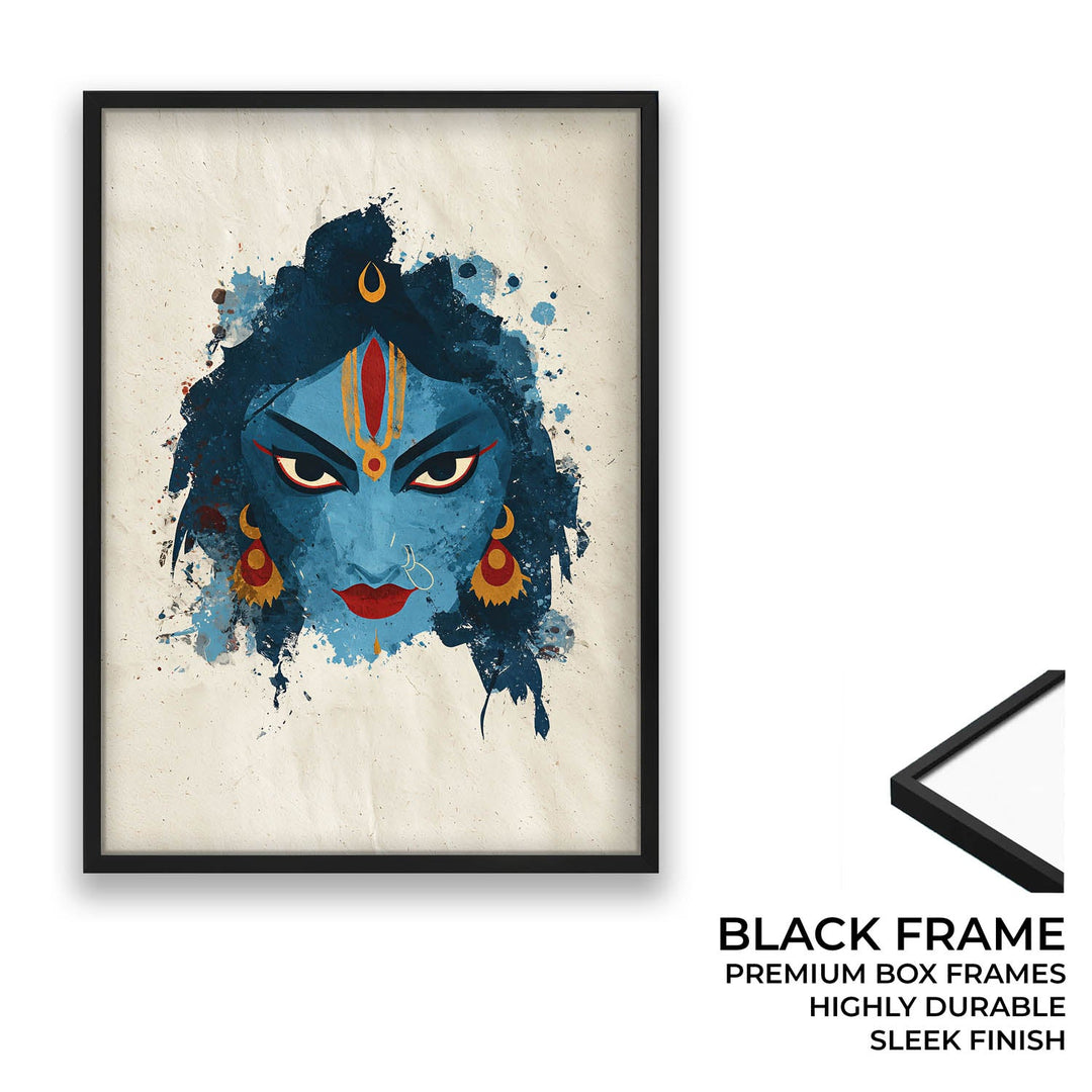 Kali Devi Painting – Fierce Goddess Wall Art
