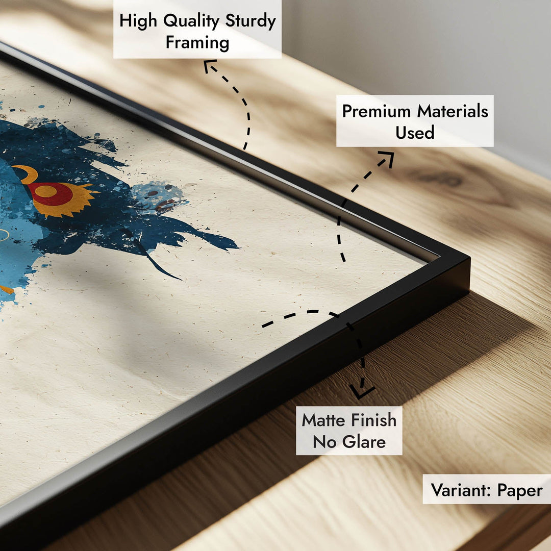 Kali Devi Painting – Fierce Goddess Wall Art